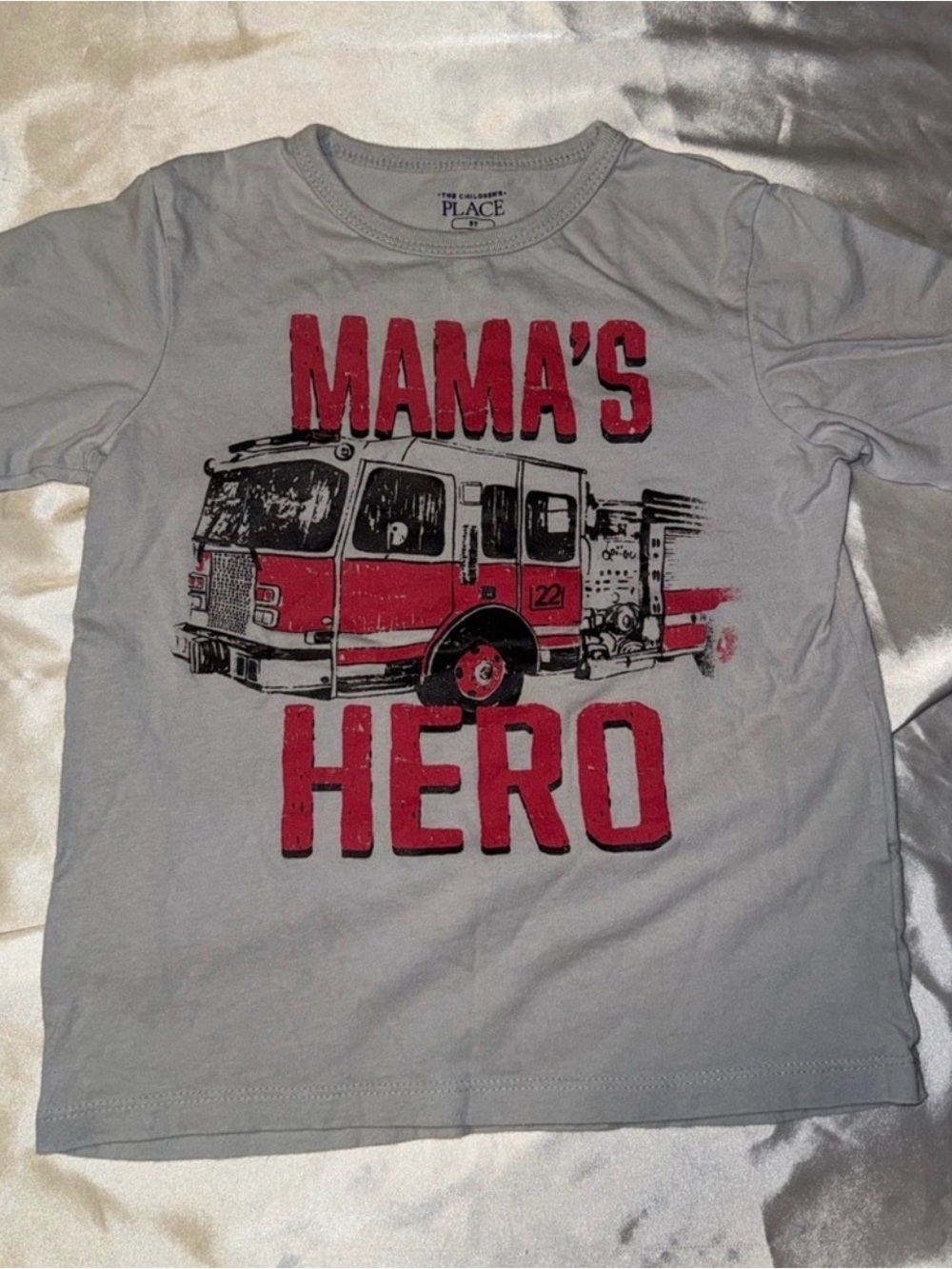 Kids T-shirt with Firetruck Graphic